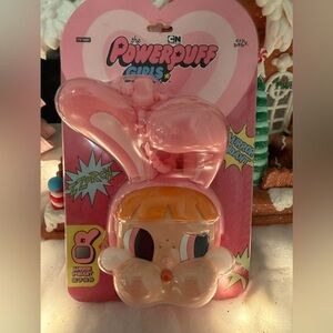 Powerpuff Girls Cry Baby Pink Mirror Pendant from Pop Mart
